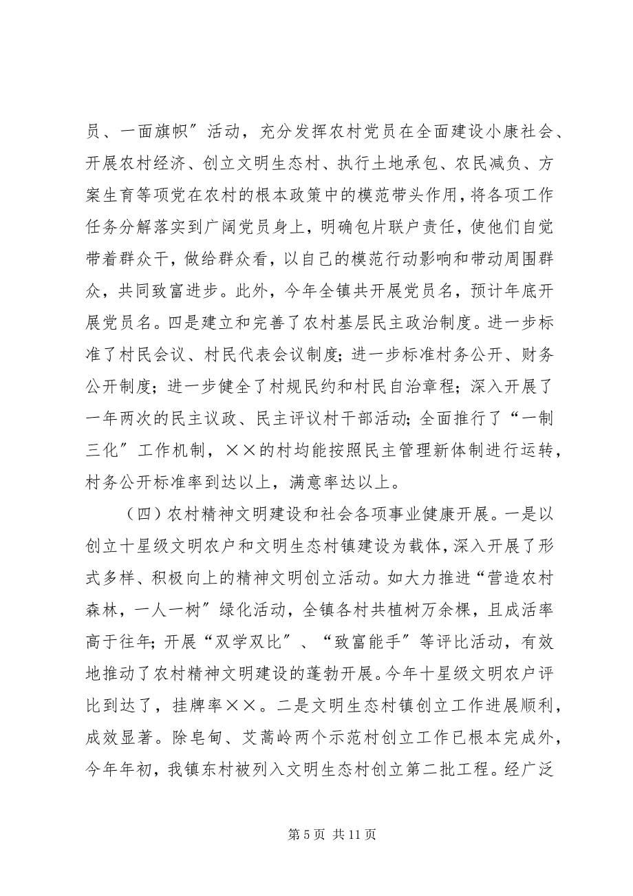 2023年度乡镇工作总结及工作计划.docx_第5页