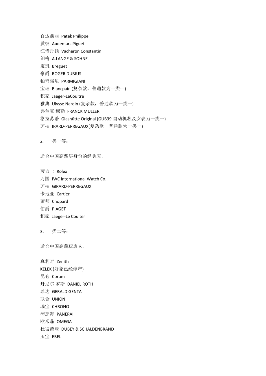 十大名表名牌13篇_第5页