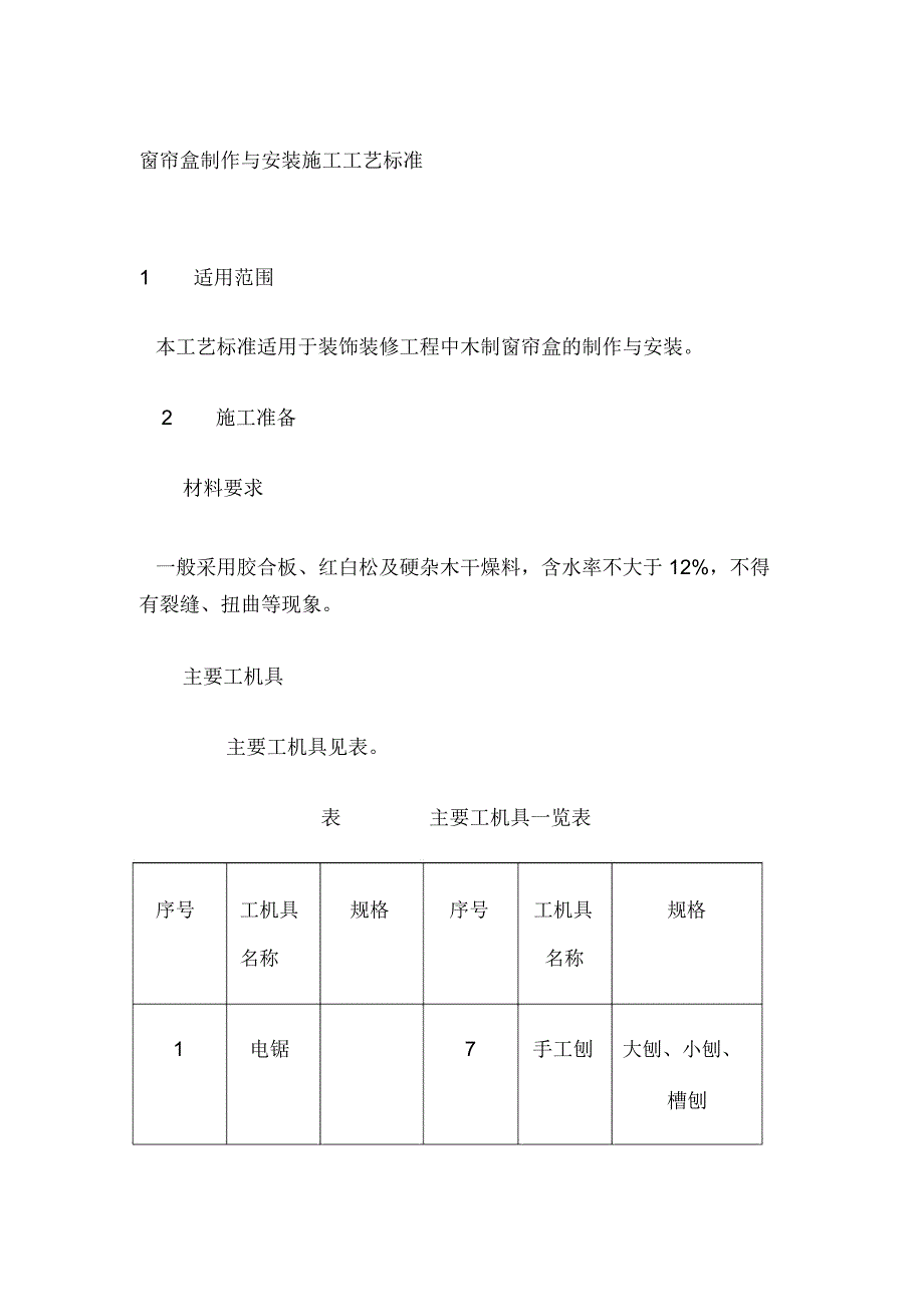 窗帘盒的施工工艺_第1页