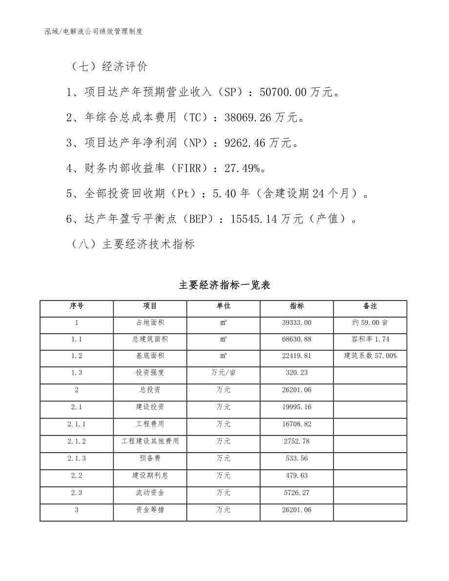 电解液公司绩效管理制度_第5页