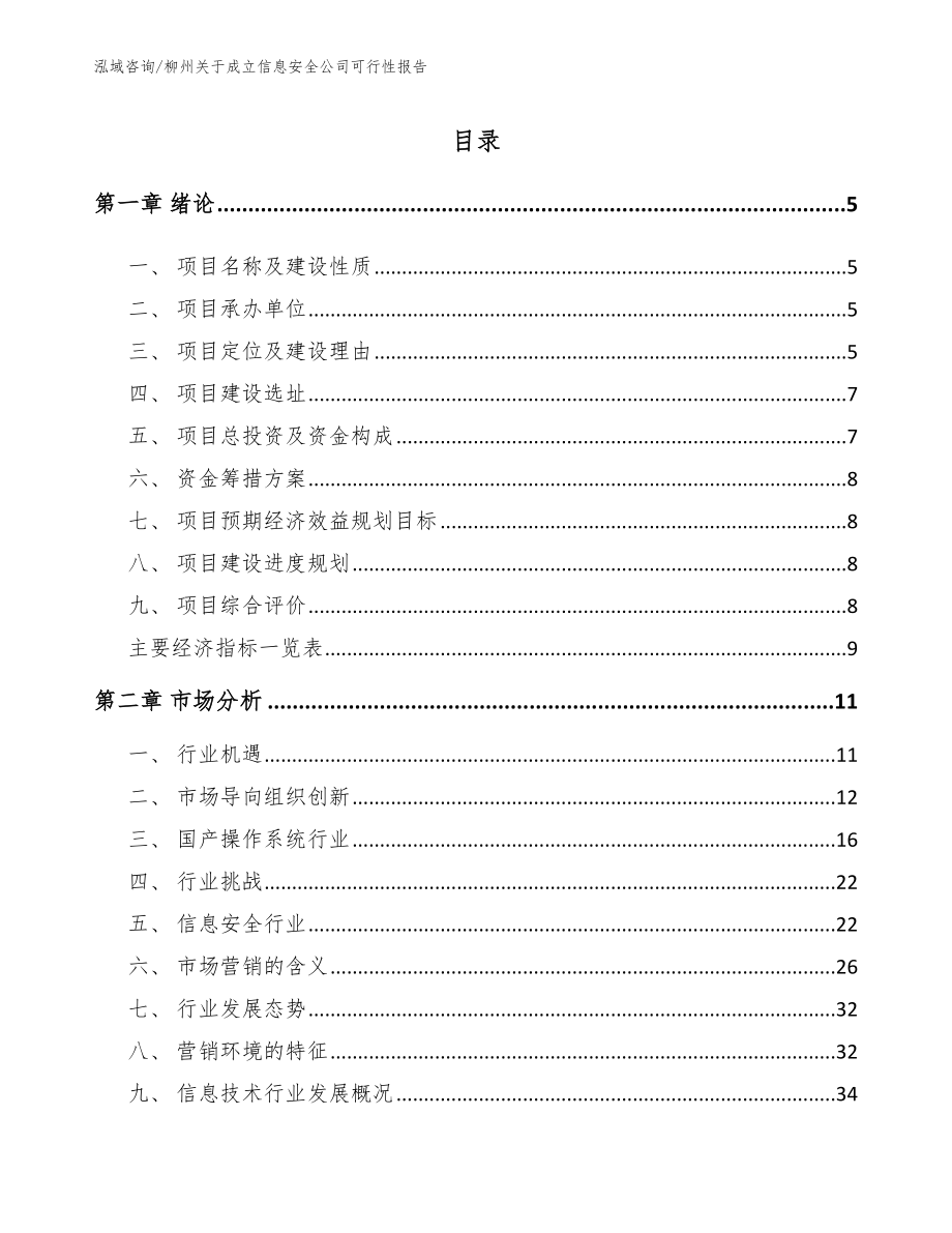 柳州关于成立信息安全公司可行性报告_第1页