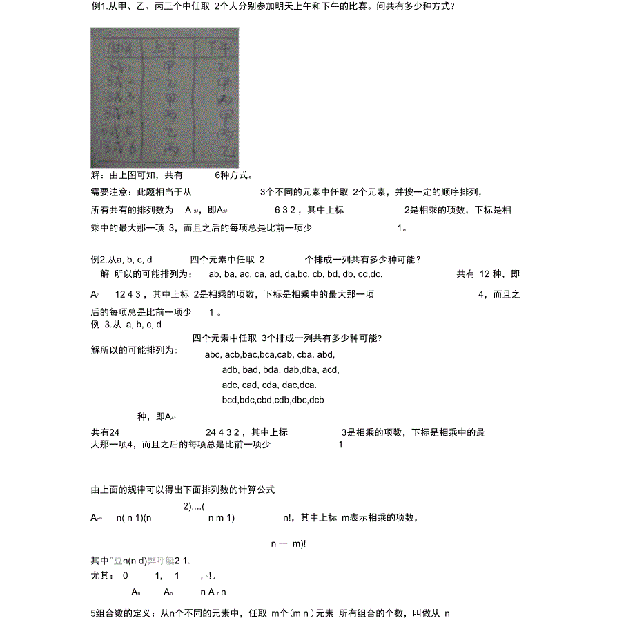 排列组合基础知识_第4页