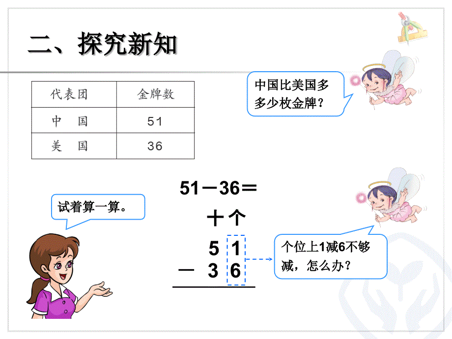 第2单元 100以内的加法和减法二(退位减) 新人教版二年级数学上册[沐风教育]_第3页