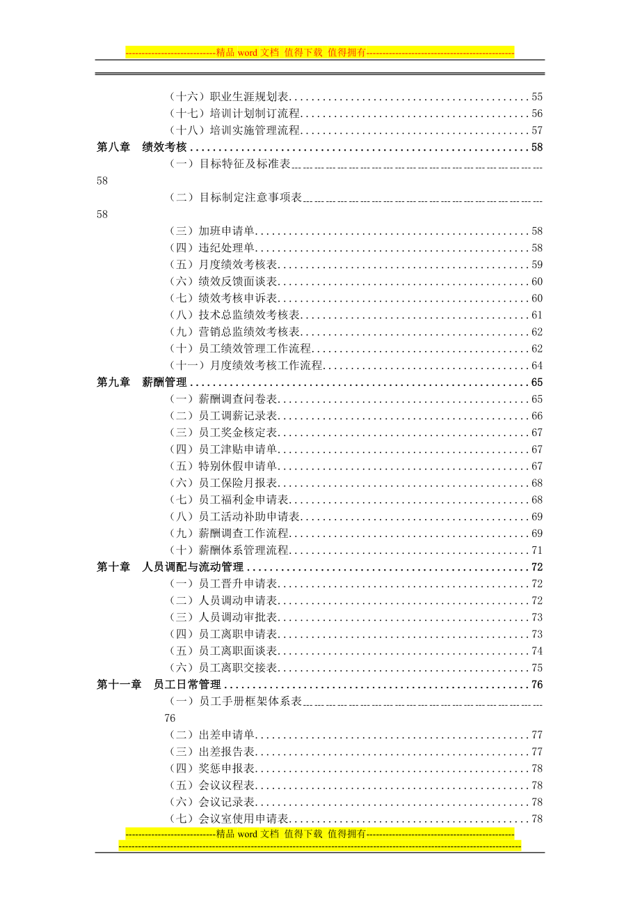 人力资源运营管理工作手册.doc_第3页