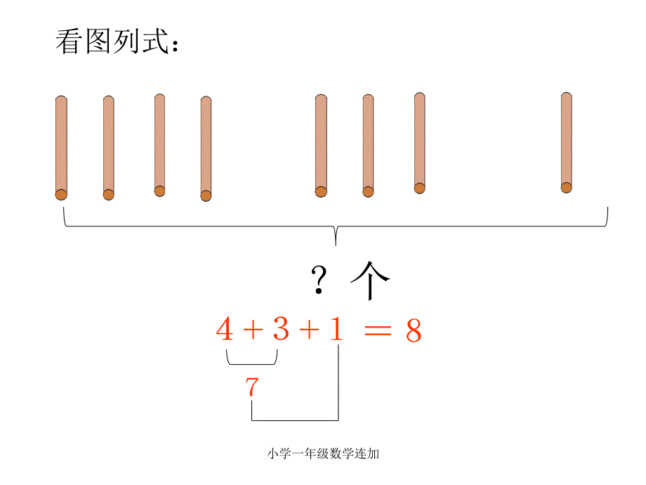 小学一年级数学连加课件_第3页