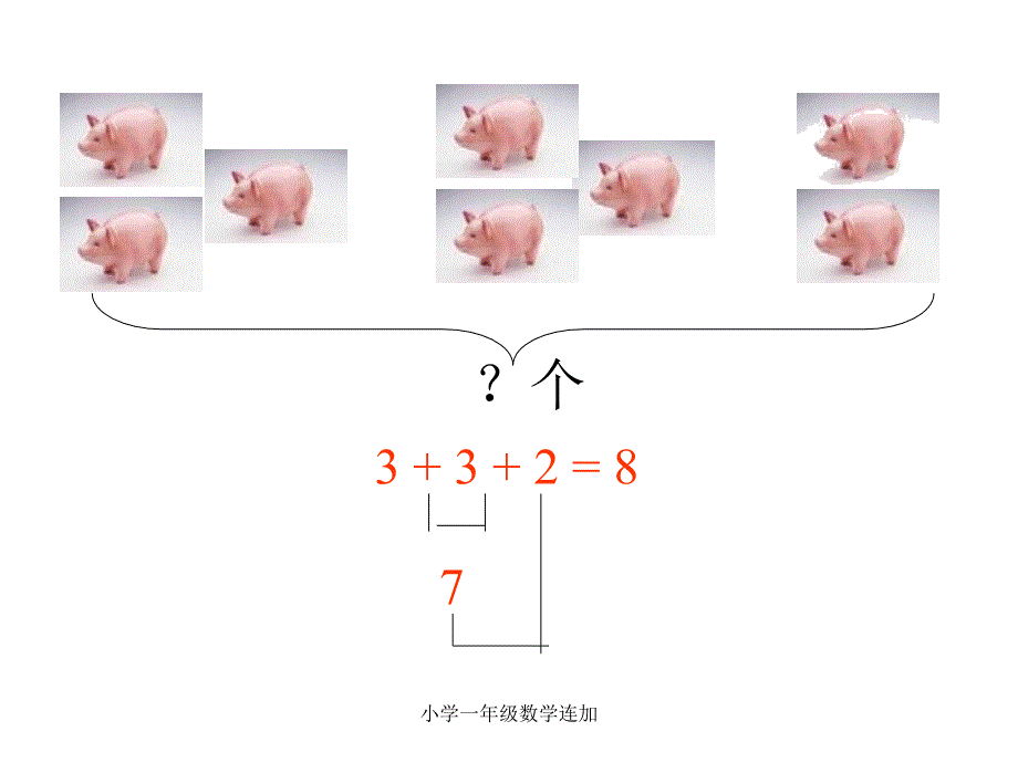 小学一年级数学连加课件_第4页