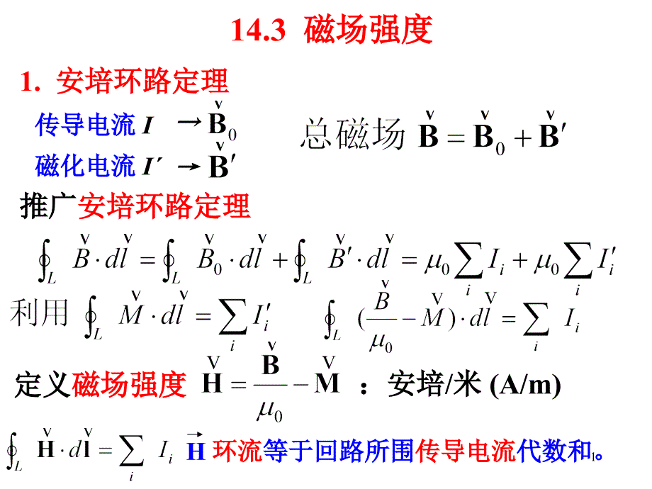 介质中的磁场磁场强度_第1页