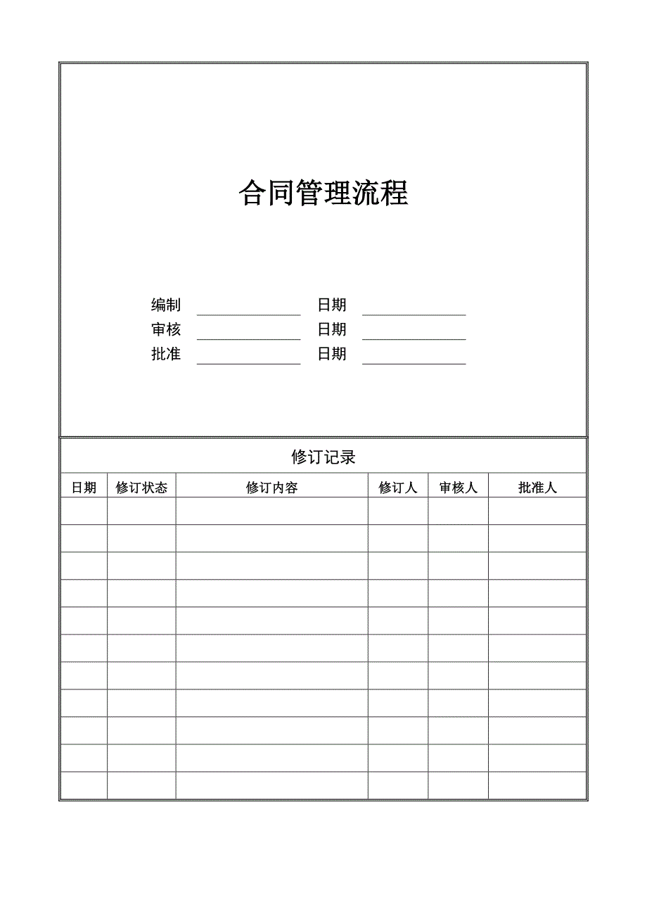 HC-OP-CG03合同管理流程_第1页