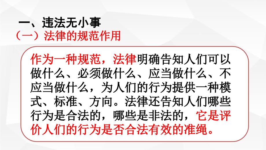 人教道德与法治年八级上册5.1法不可违课件_第2页