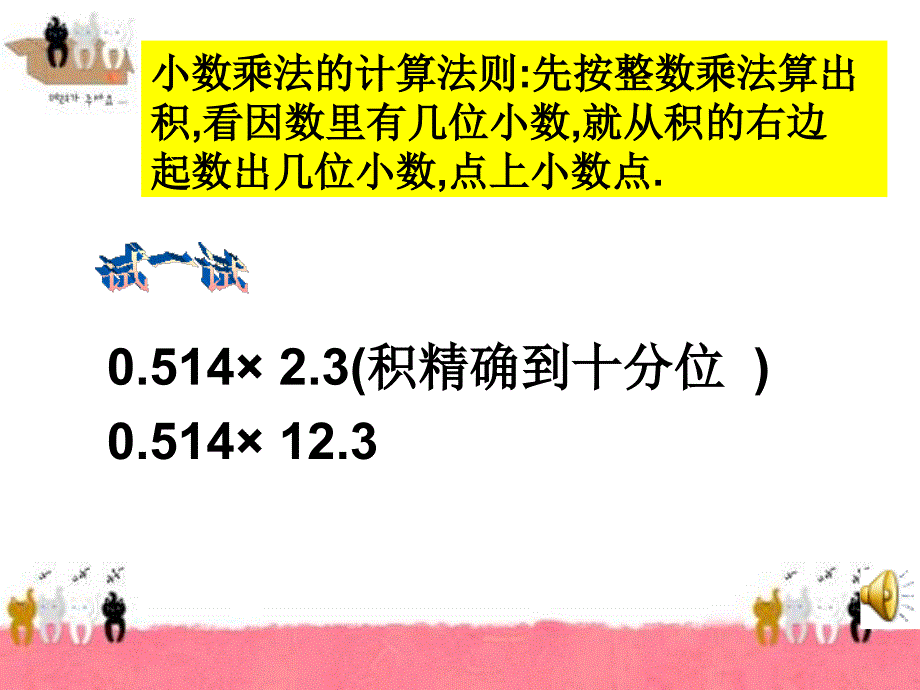 新人教版小学第九册小数乘法复习_第3页