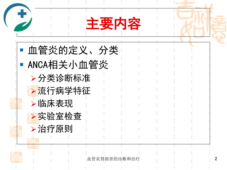 血管炎肾损害的诊断和治疗课件_第2页