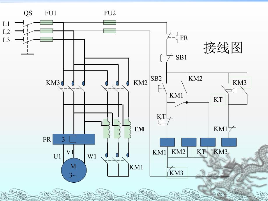 三相异步电动机自耦变压器降压启动控制线路ppt课件_第2页