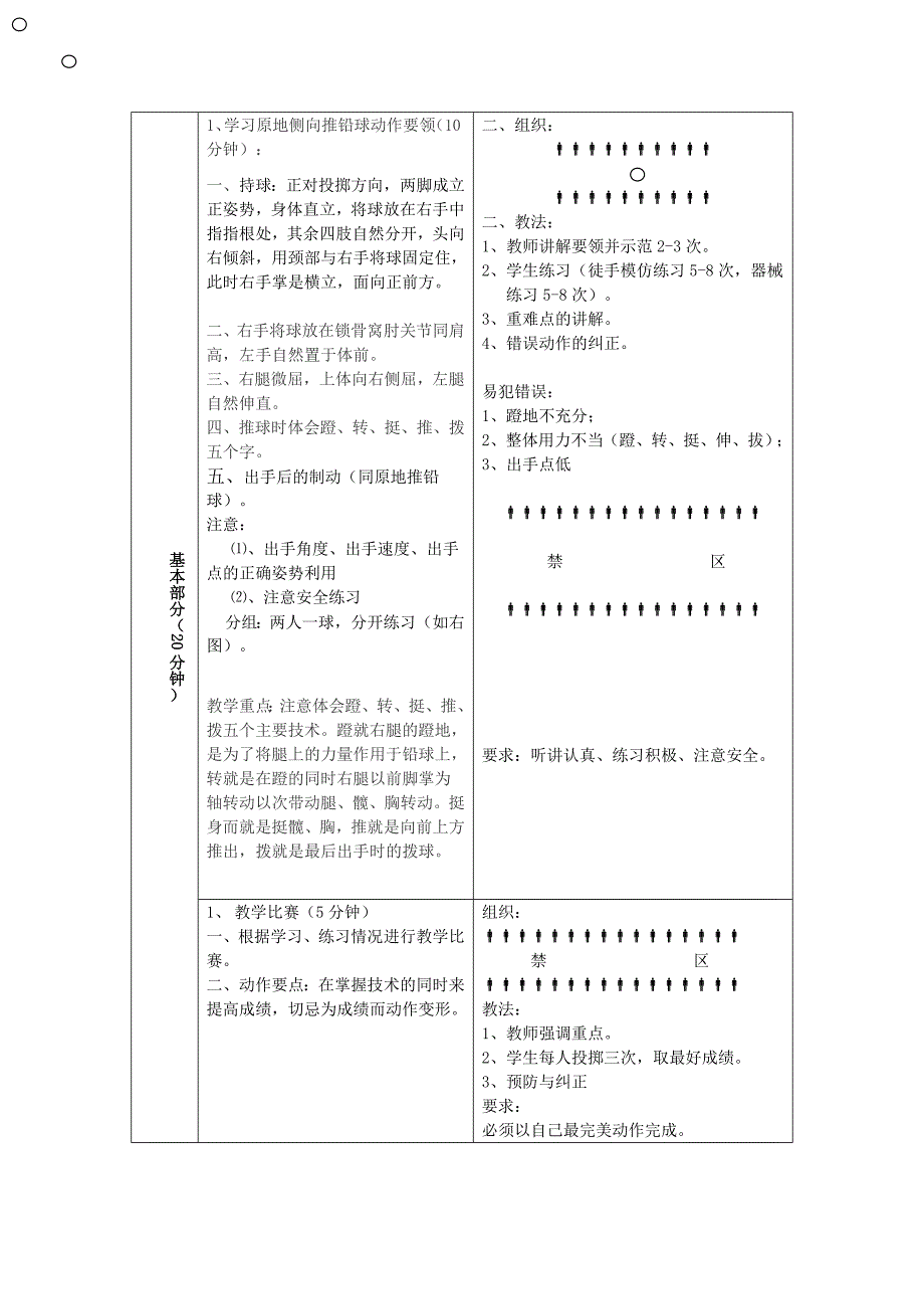 体育与健康《原地侧向推铅球》教学设计.doc_第4页