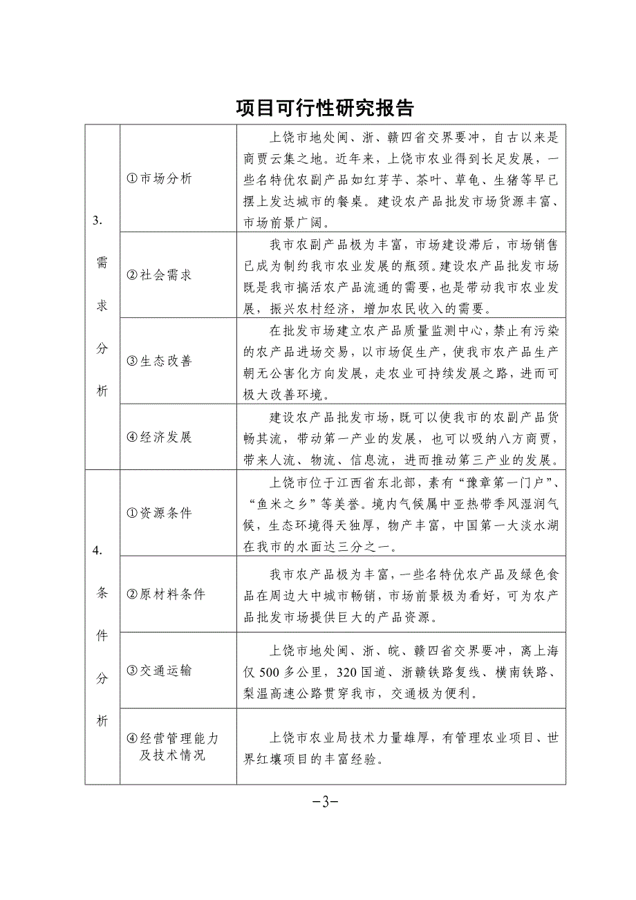 华东农产品批发大市场可行性研究报告书_第5页