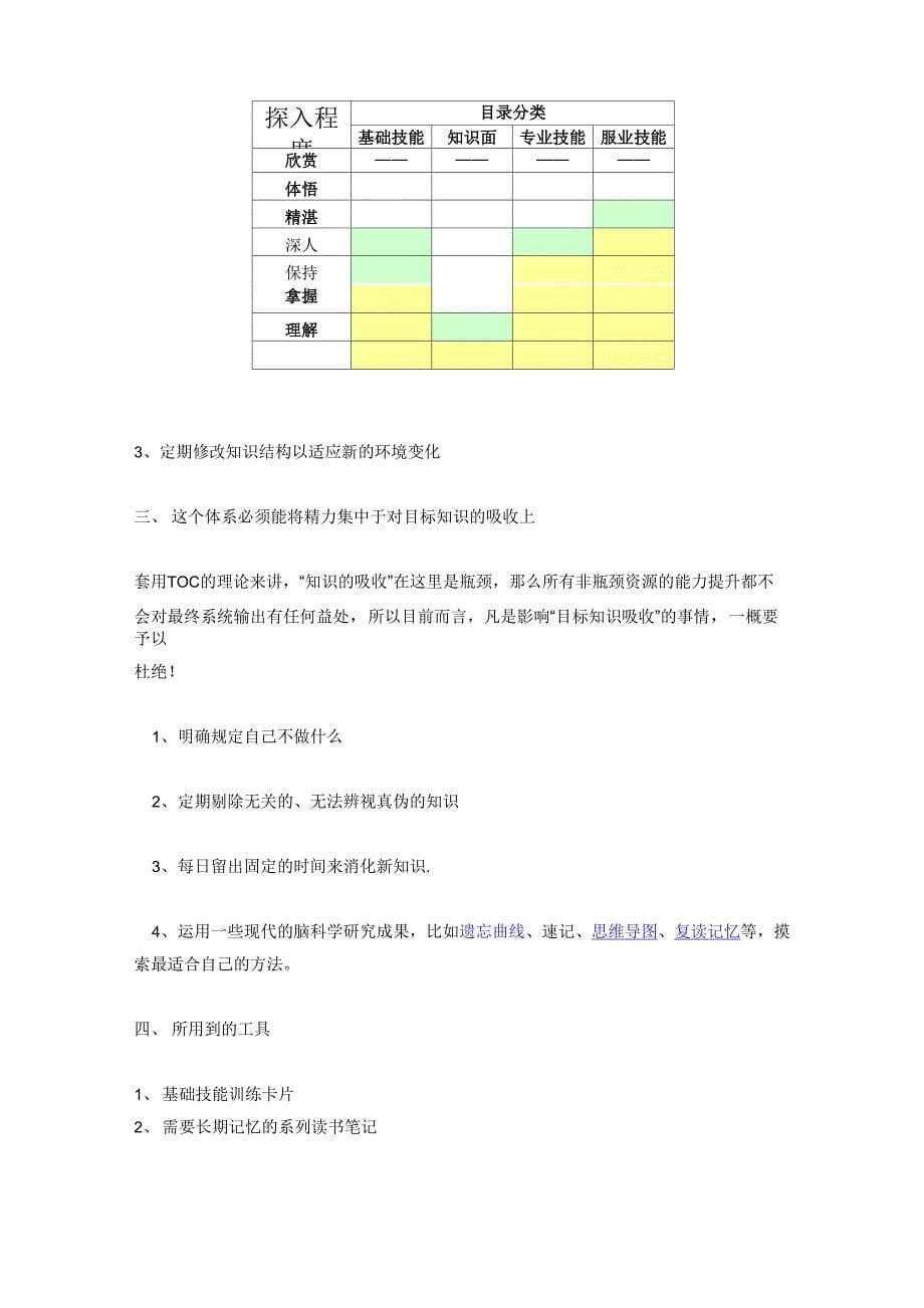 个人知识体系的建立与管理_第5页