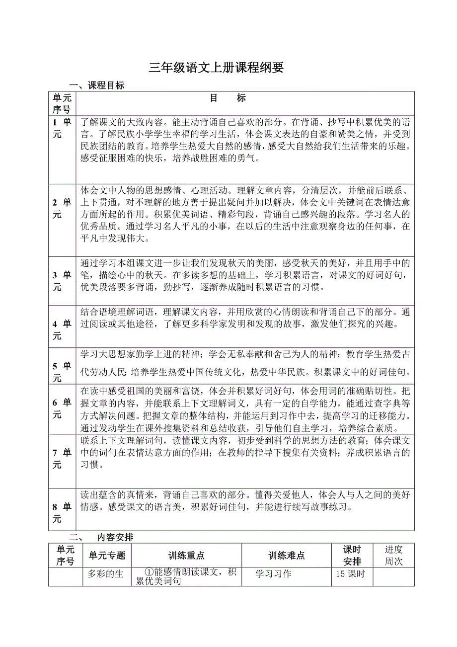 三年级语文课程纲要.doc_第1页