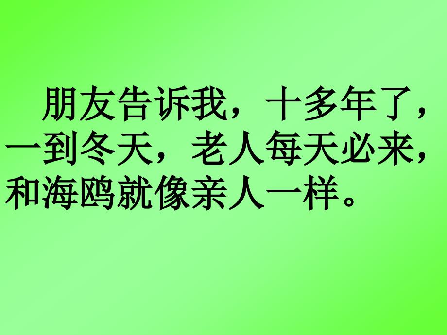 人教版语文六年级上册第七单元第21课老人与海鸥_第2页