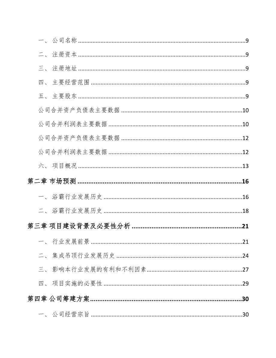 石家庄关于成立卫浴产品公司可行性研究报告(DOC 93页)_第3页