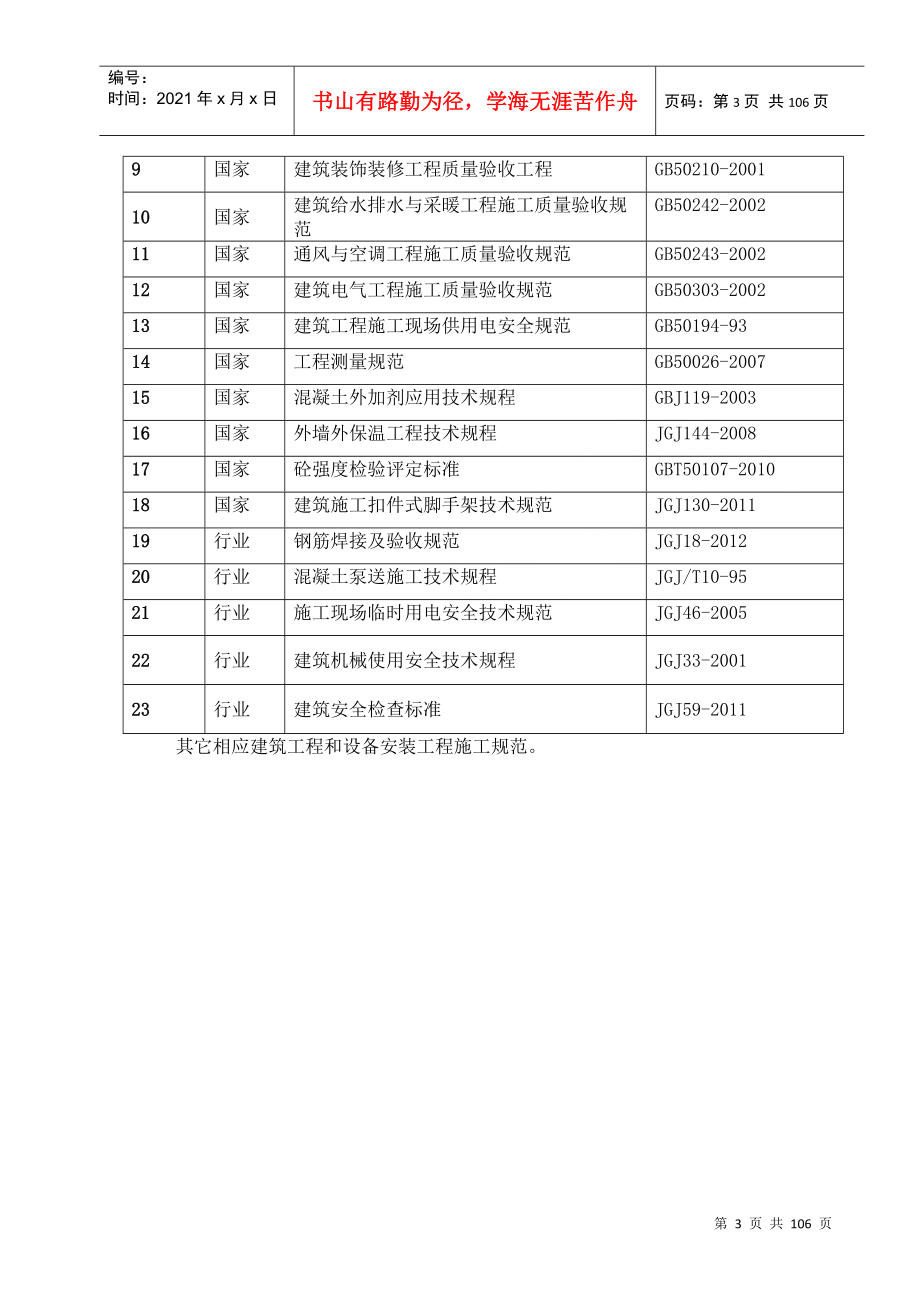 新区污水处理厂施工组织设计概述_第3页