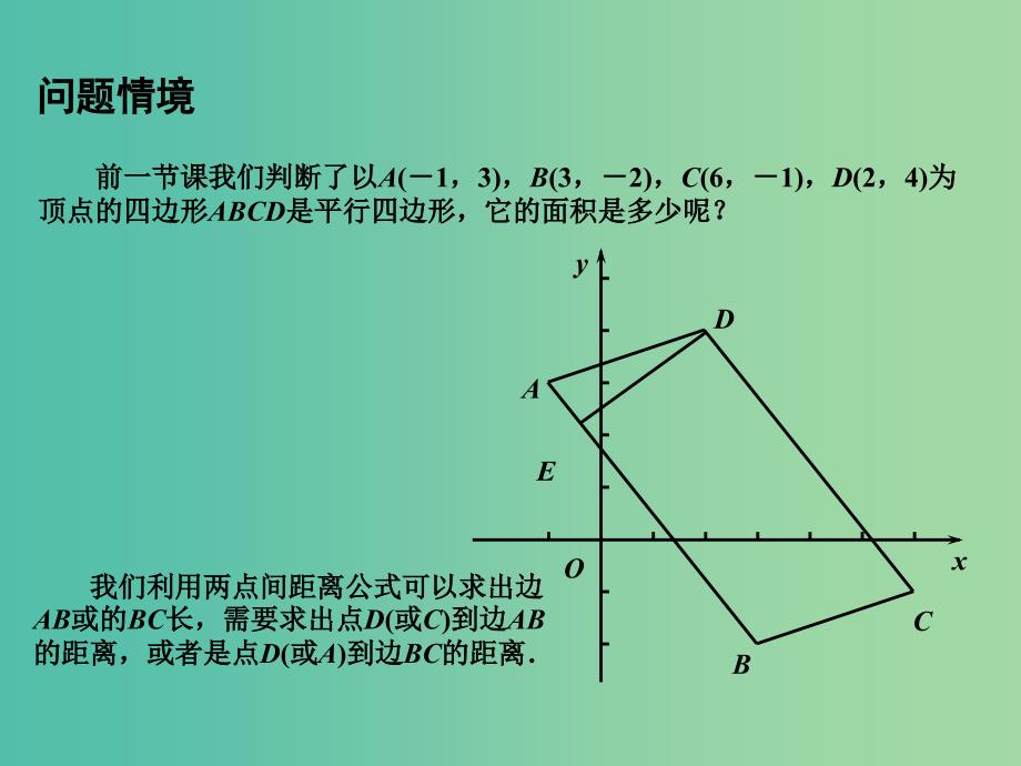 高中数学 2.1.6点到直线的距离课件 苏教版必修2.ppt_第2页