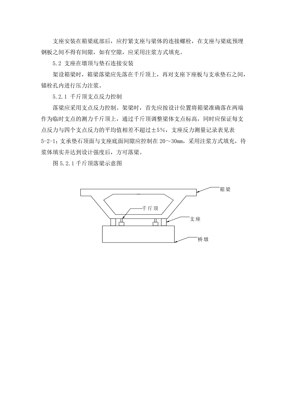 支座安装施工作业指导书六项目部Word_第4页