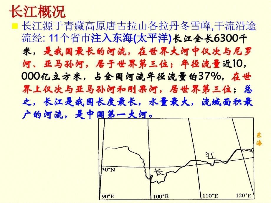 流域综合开发与可持续发展-以长江流域为例（第一课时） (共24张PPT)_第5页