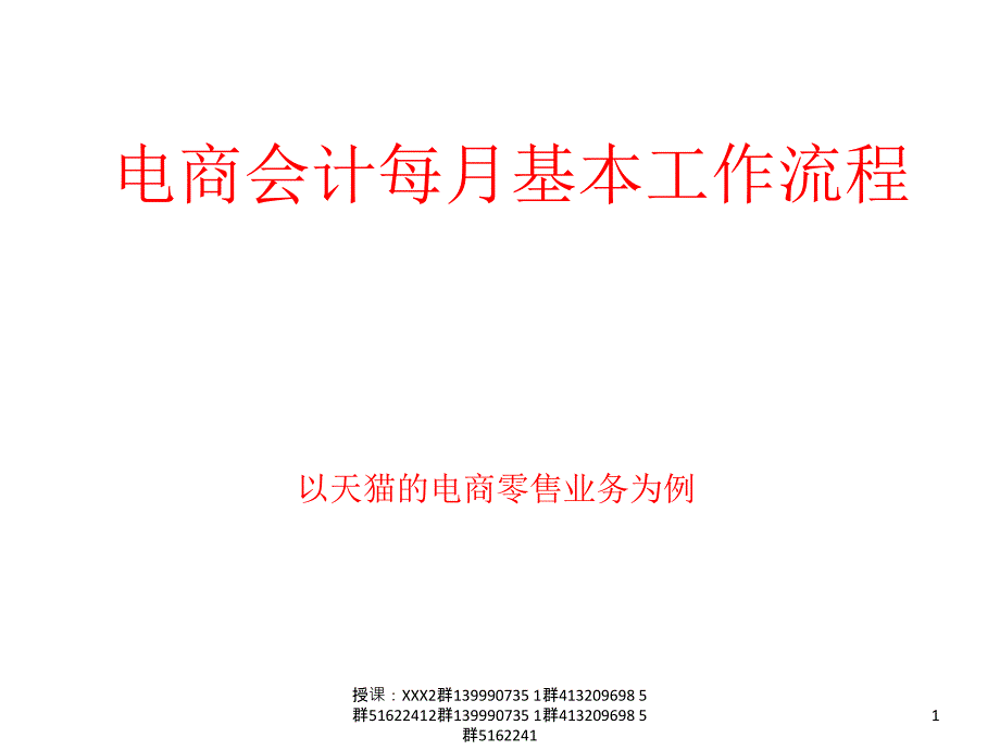 电商会计工作与流程PPT课件_第1页