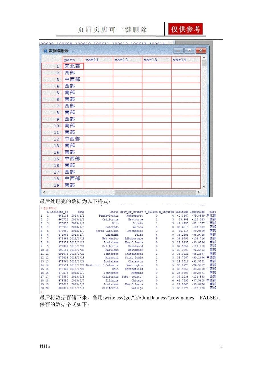 数据挖掘r语言总结报告特选材料_第5页