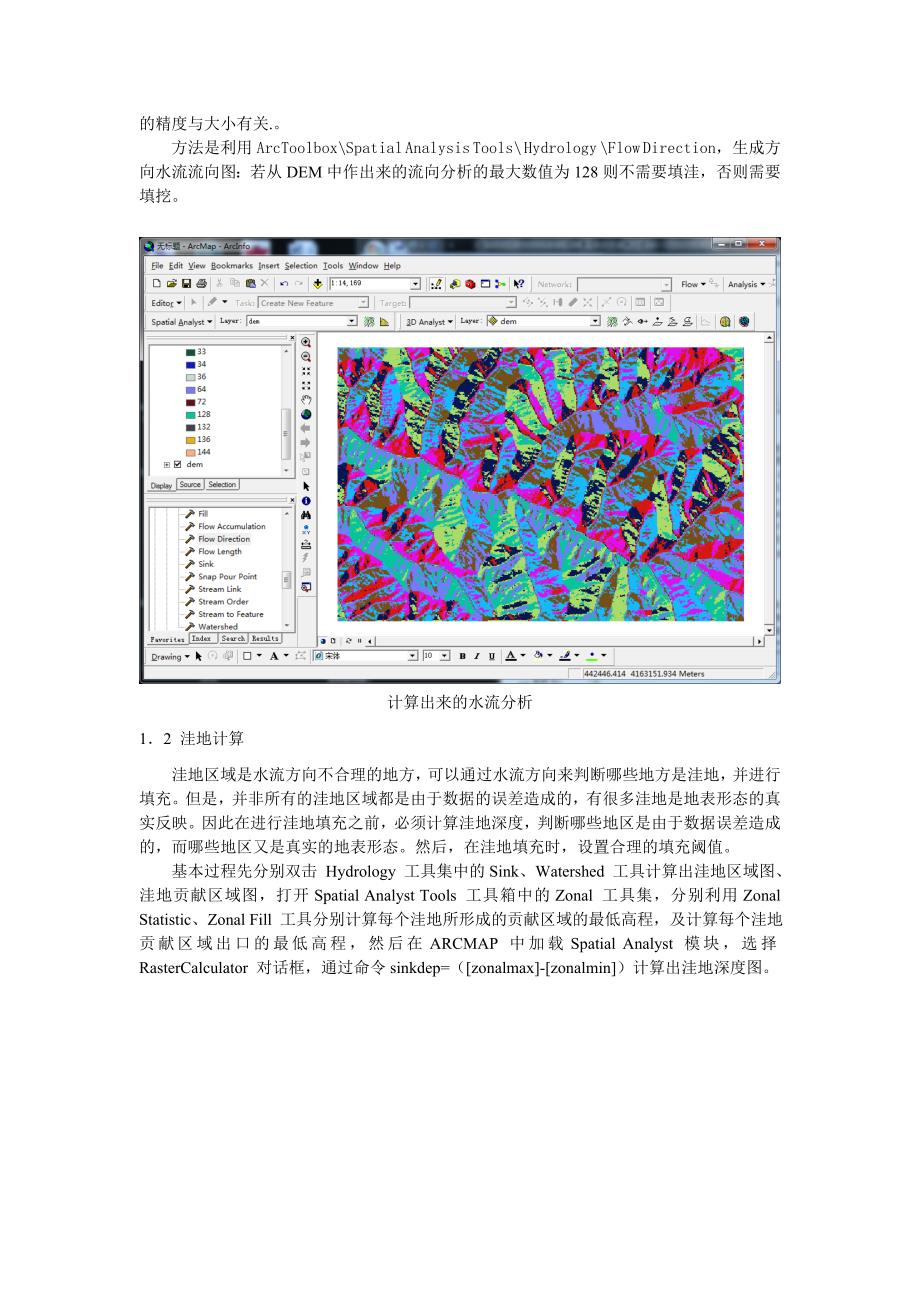 基于DEM的ArcGIS水文分析—河网和流域的提取_第3页