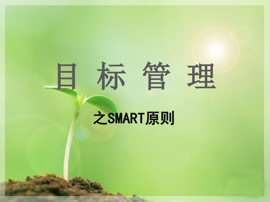 smart原则培训_第1页