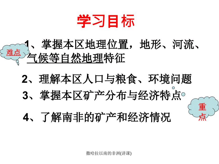 撒哈拉以南的非洲讲课课件_第2页