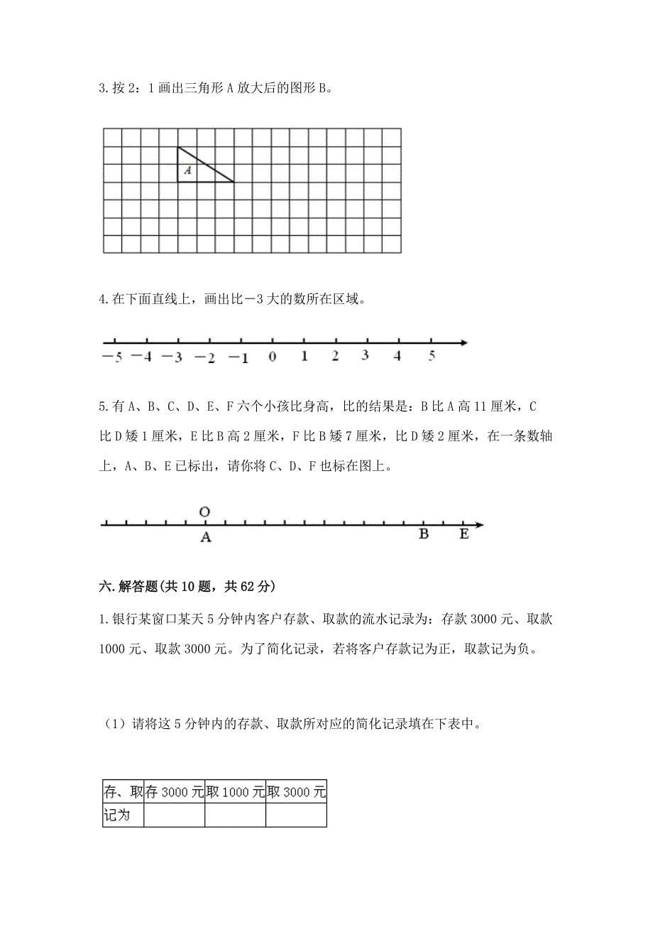 六年级小学数学毕业考试易错题目50道含完整答案【夺冠】.docx_第5页