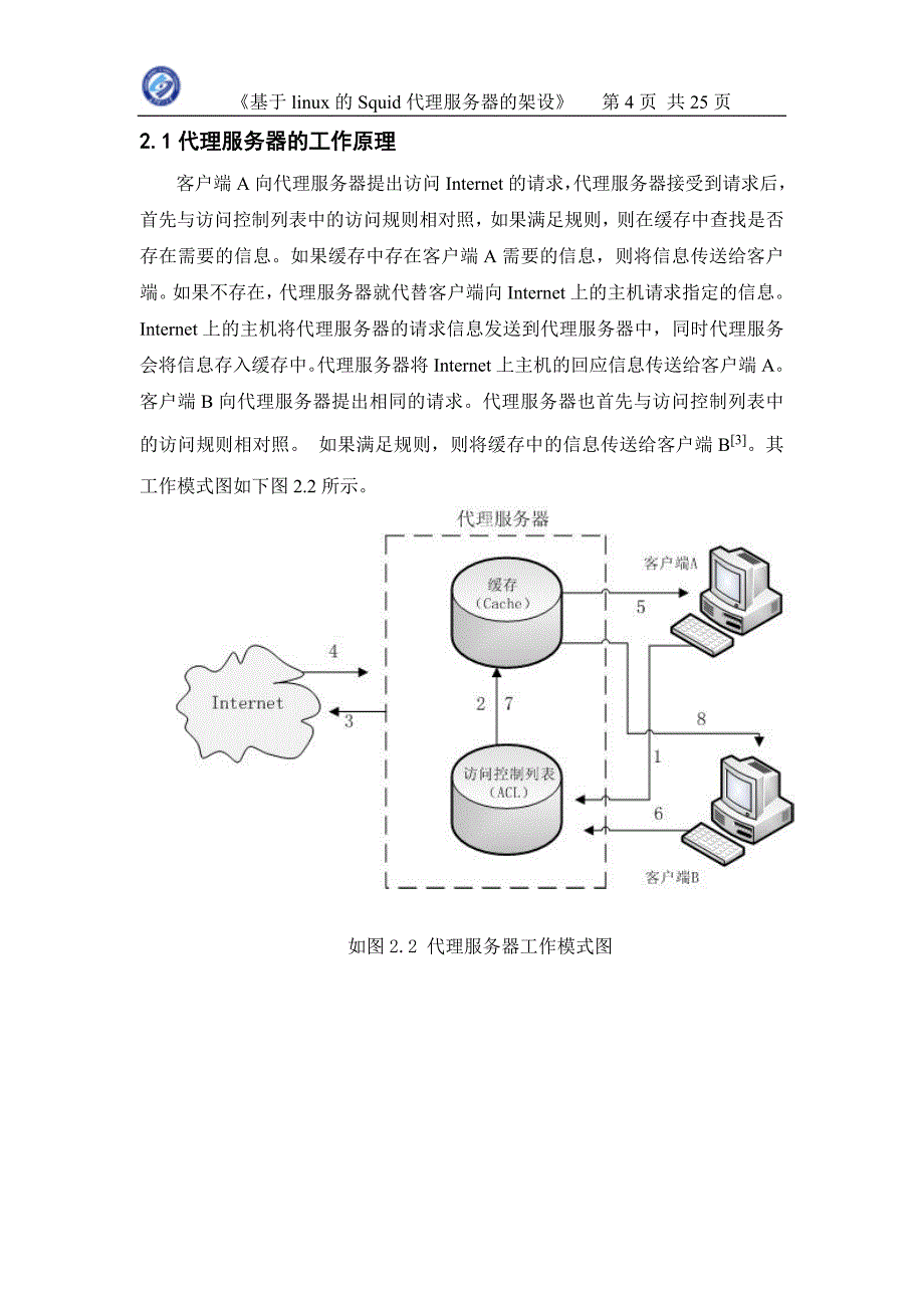 课程设计（论文）基于linux的Squid代理服务器的架设_第4页