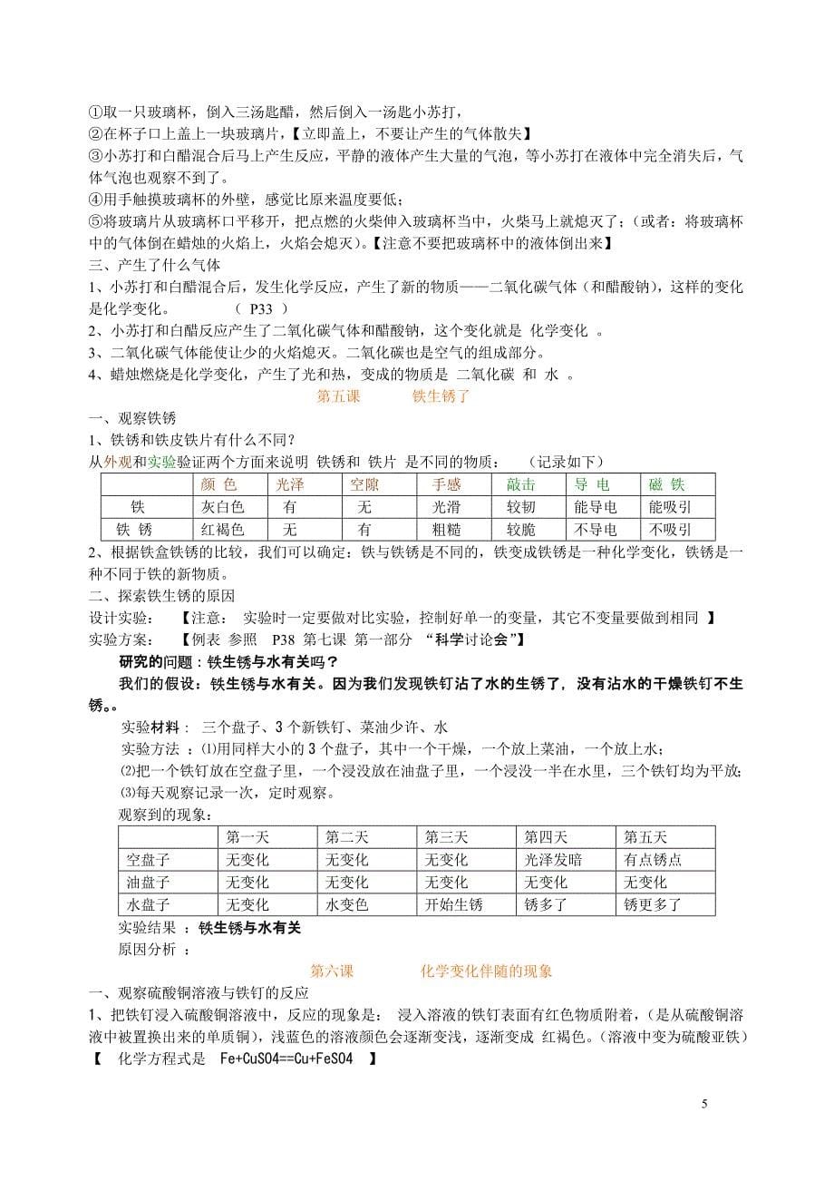 教科版《科学》六年级下册基本内容(笔记形式) 2011.2.doc_第5页