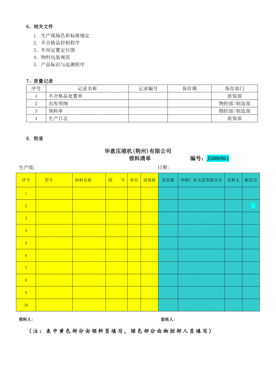 生产物料配送管理办法生产物料配送工作流程与过程描述_第4页