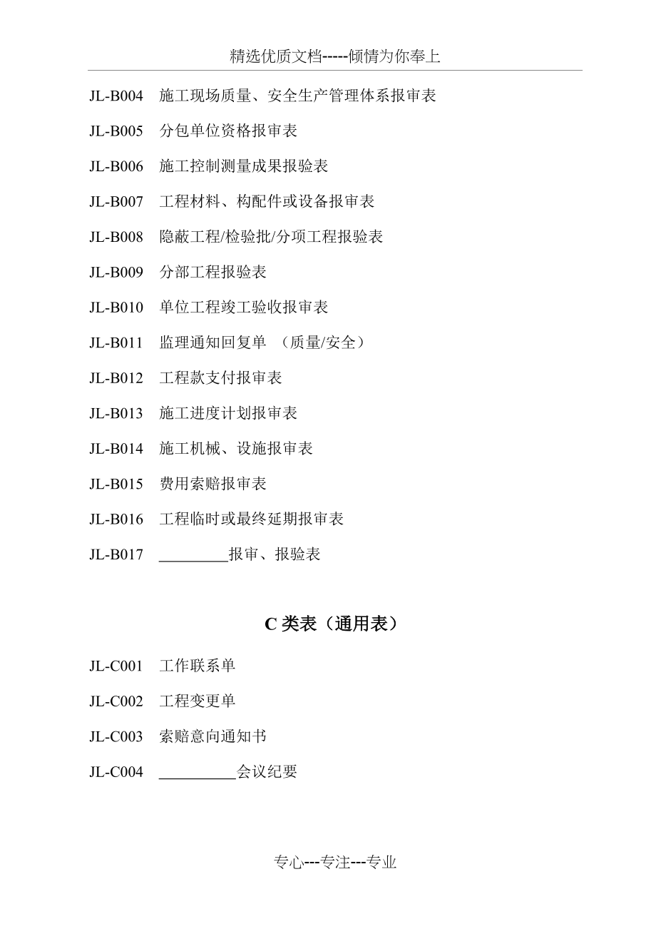 四川建设工程监理新用表2015_第4页