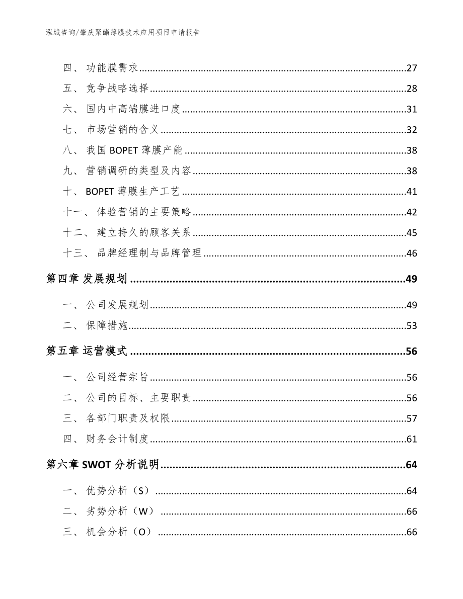 肇庆聚酯薄膜技术应用项目申请报告模板参考_第3页