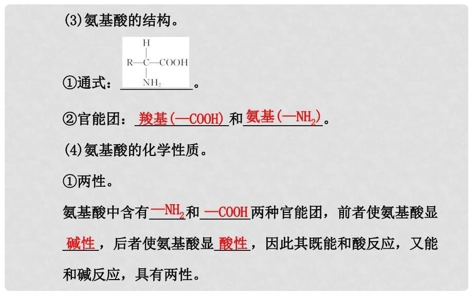 高中化学 1.3 生命的基础蛋白质教学课件 新人教版选修11_第5页