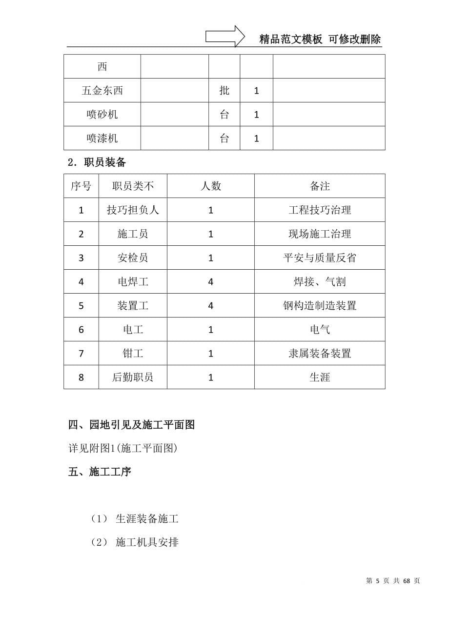 建筑行业汽车有限责任公司调检车间钢结构工程施工组织设计方案_第5页