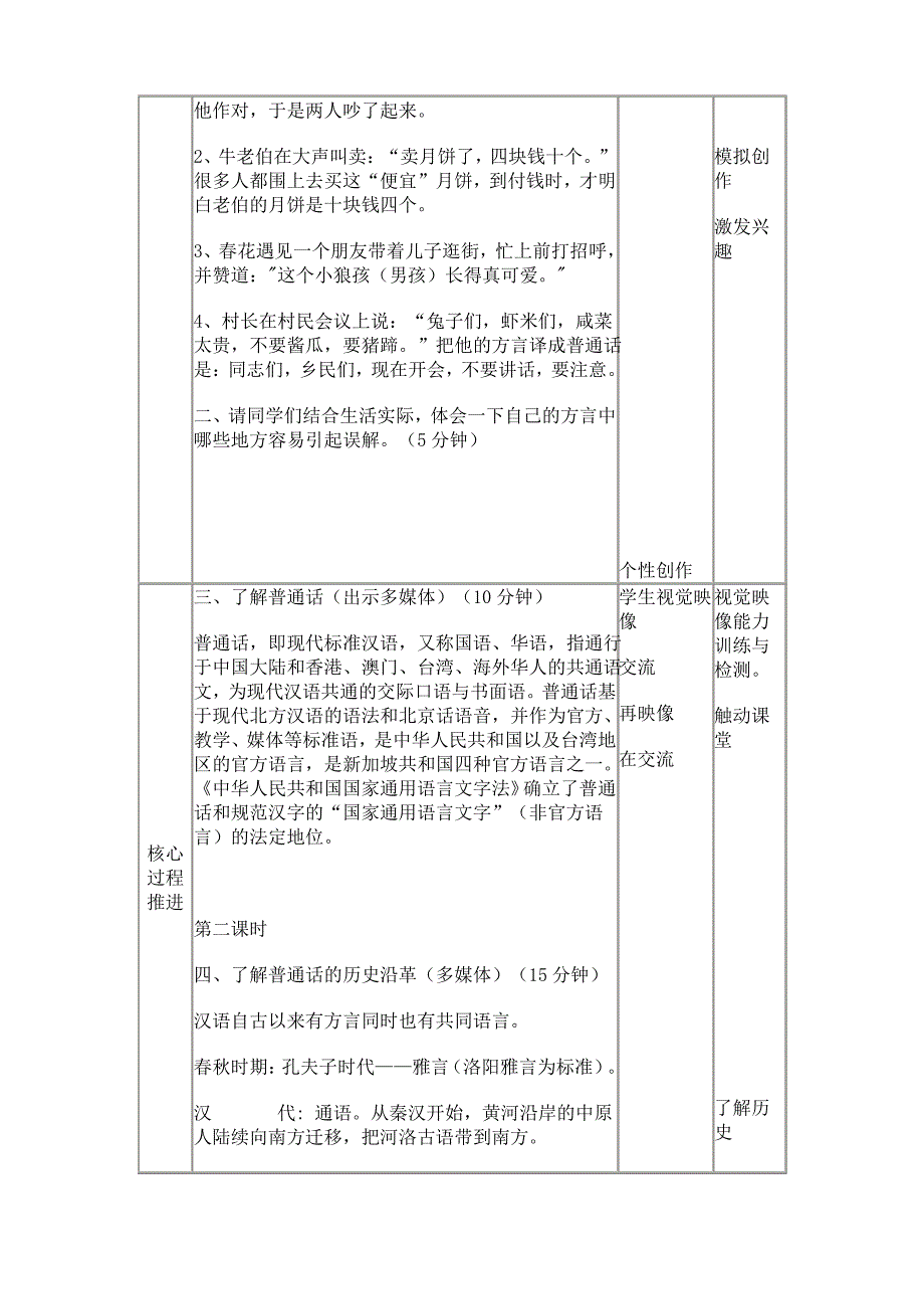 普通话教学设计_第2页