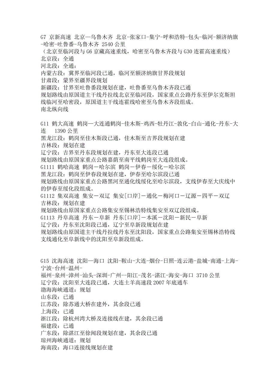 全国高速公路代码.doc_第3页