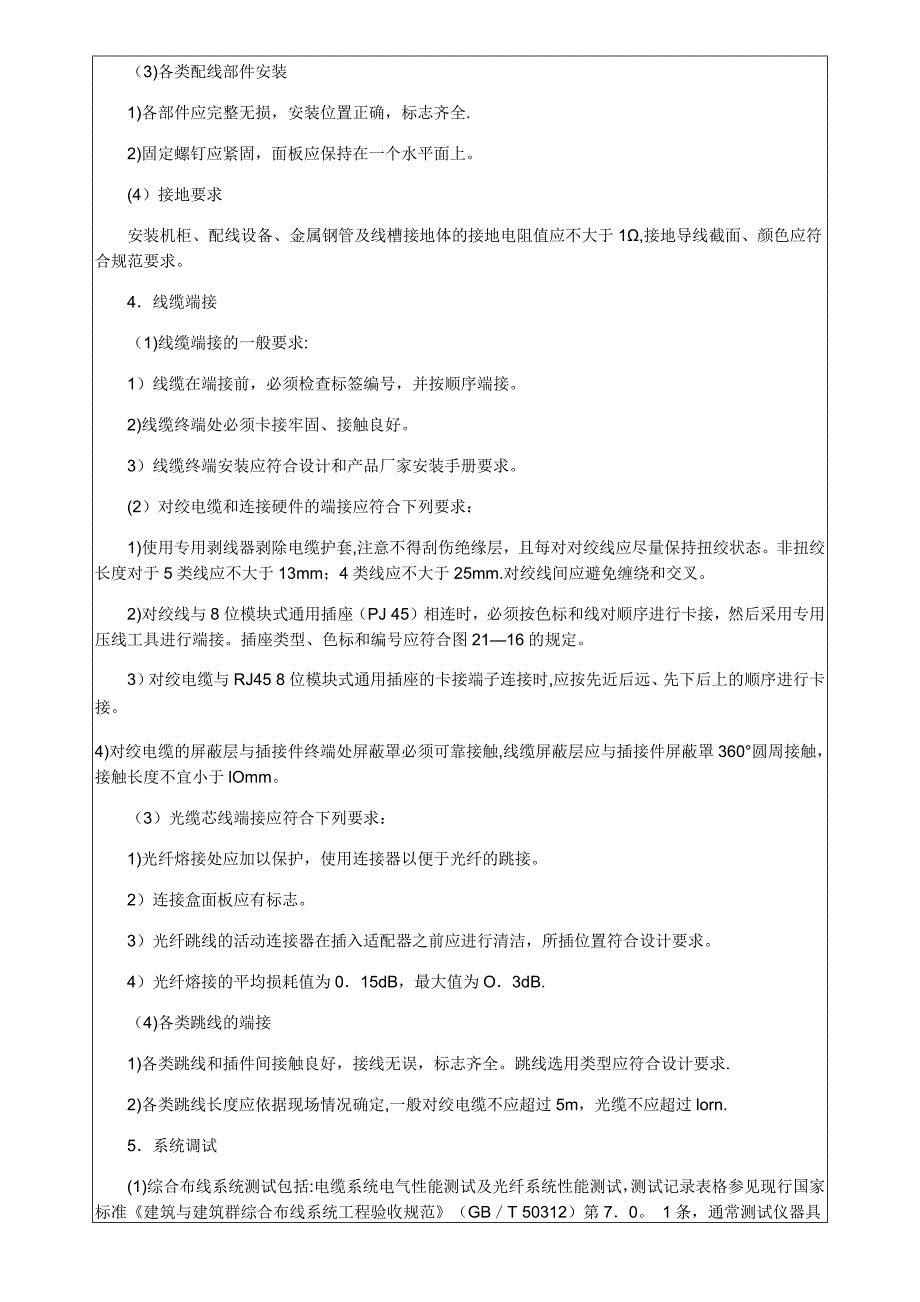 室内弱电施工技术交底记录_第4页