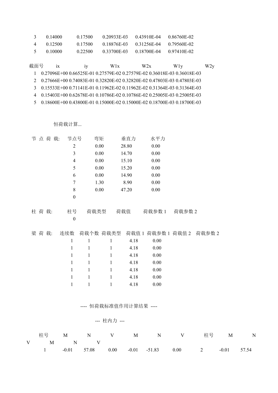 钢结构构件计算书(验算)_第4页