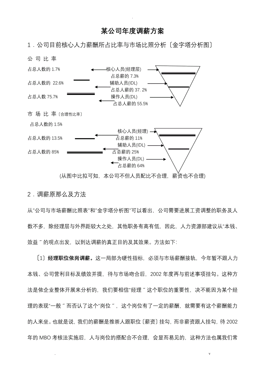 某大型公司年度调薪方案_第1页