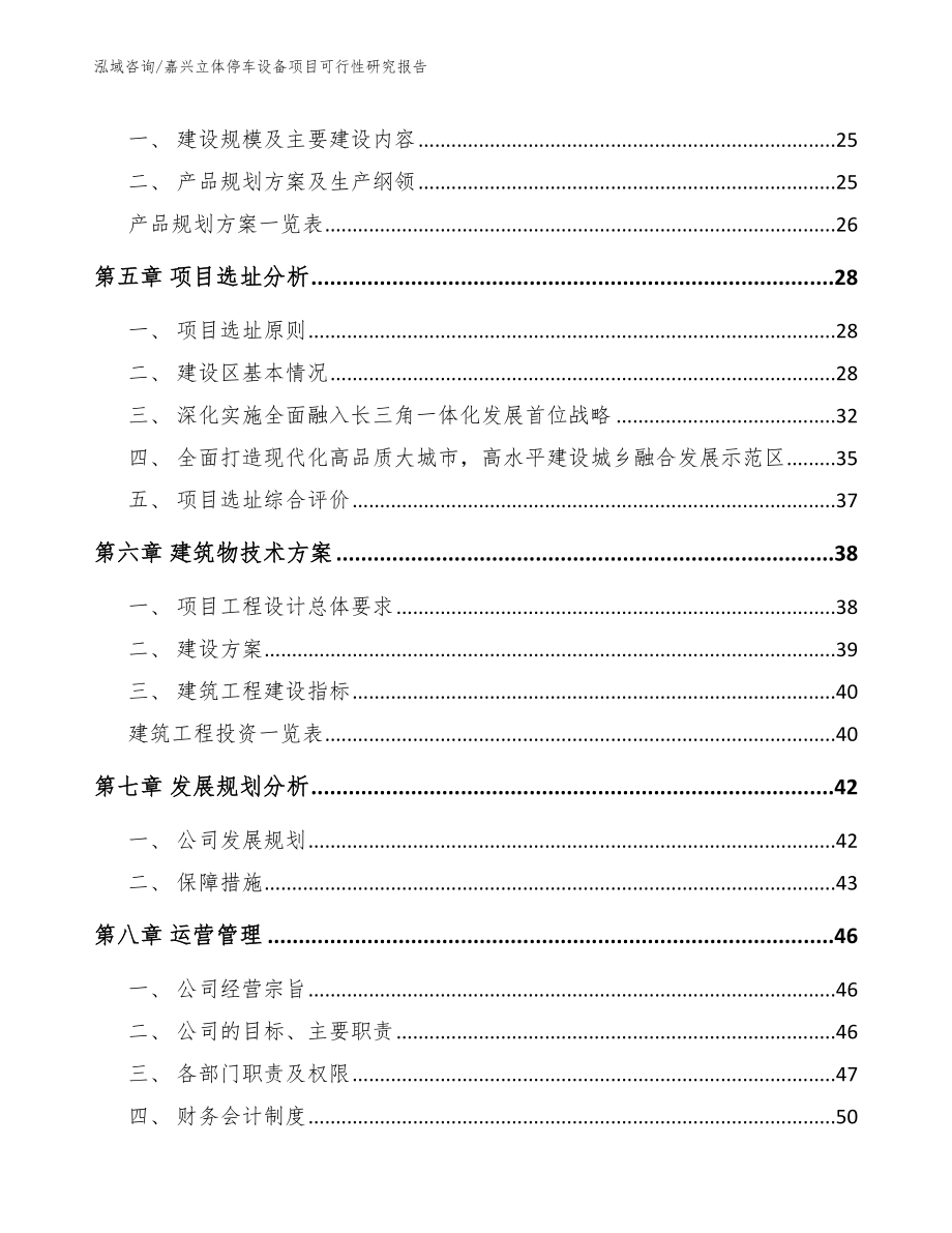 嘉兴立体停车设备项目可行性研究报告【范文模板】_第3页