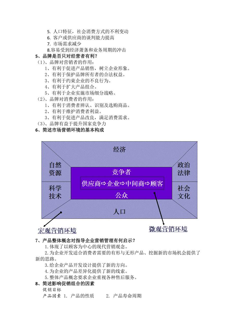 市场营销考试要点_第2页