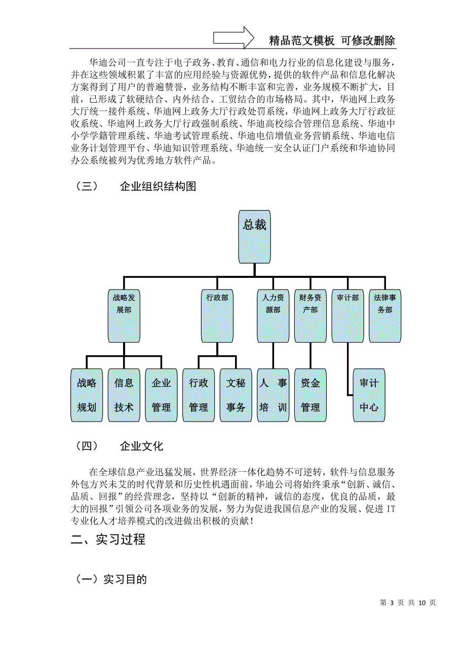 四川华迪信息技术有限公司实习报告_第3页