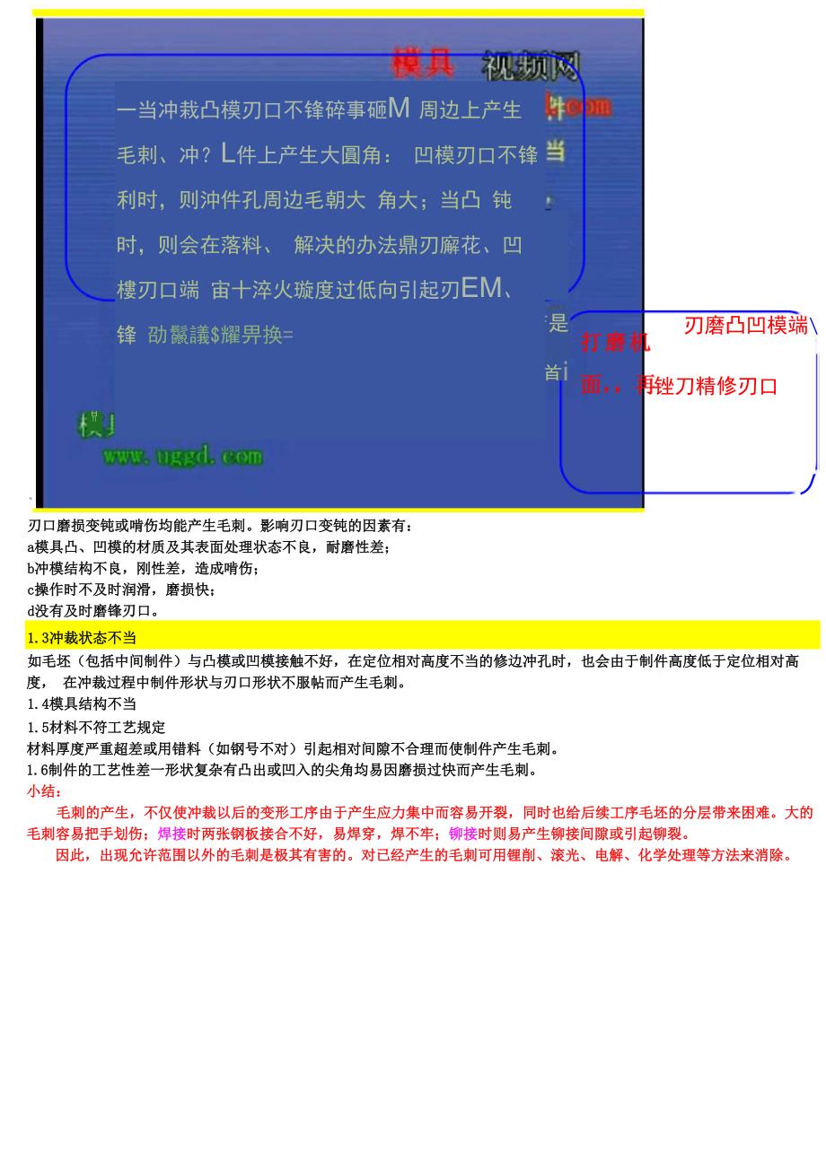 冲裁件毛刺高低的直接和首要影响因素是上下刃口间隙_第3页