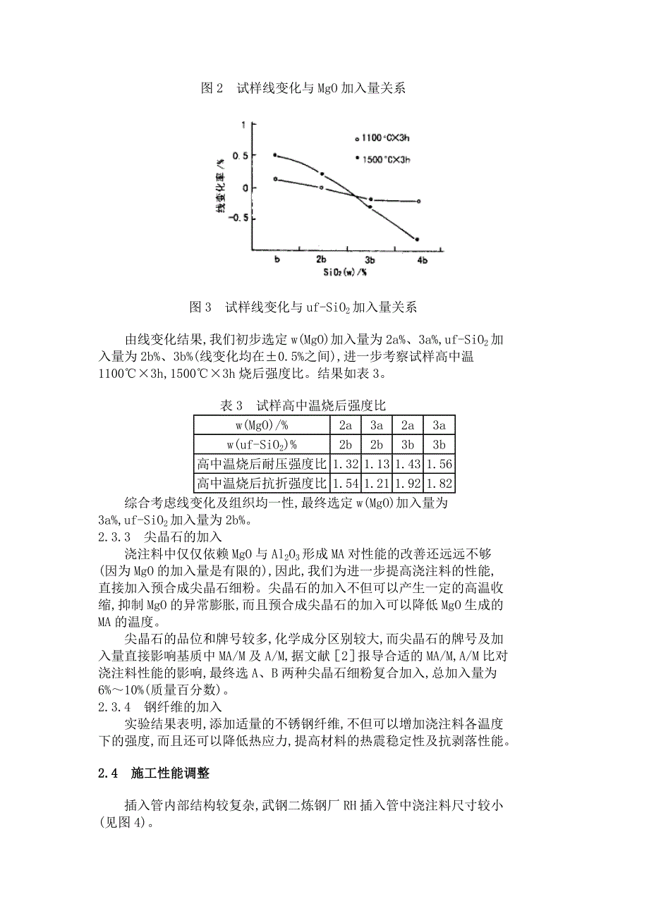 RH插入管刚玉-尖晶石浇注料研制与应用.doc_第4页