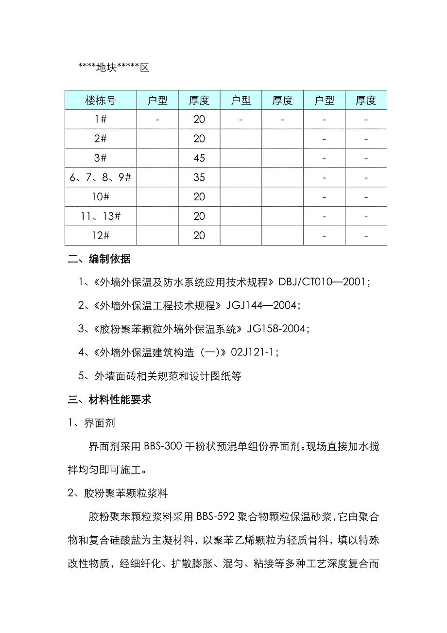 外墙保温、面砖工程施工方案_第4页